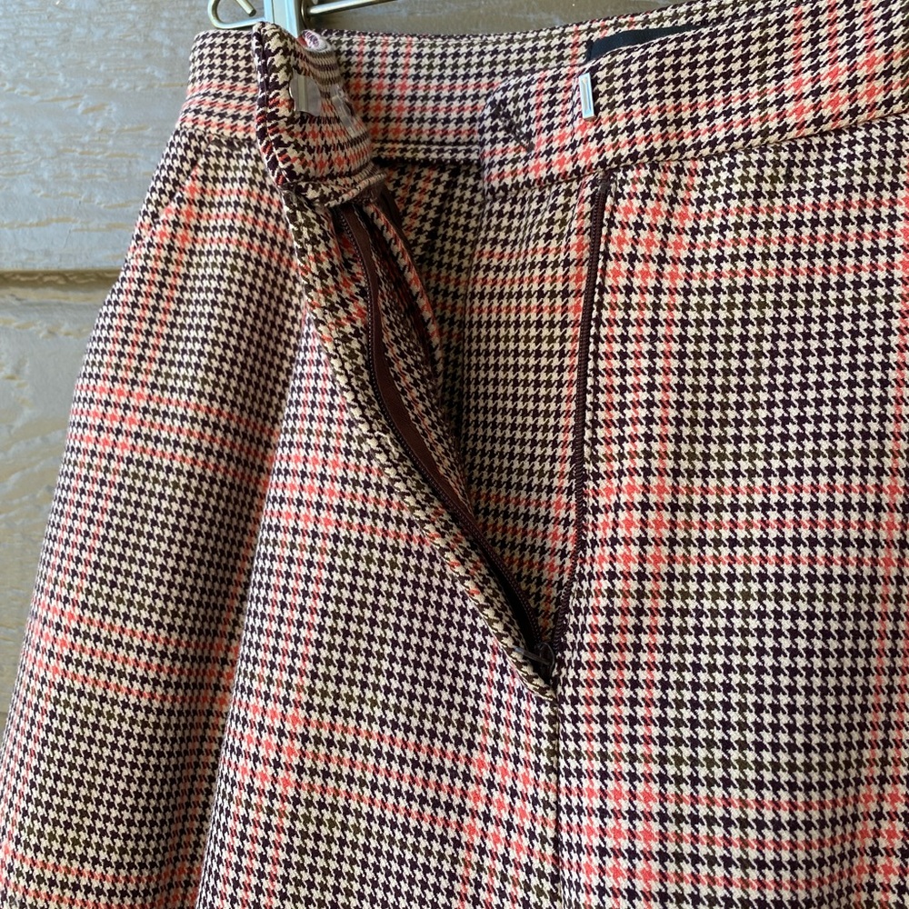 River Island Cropped Checked Polyester-Blend Twil… - image 4